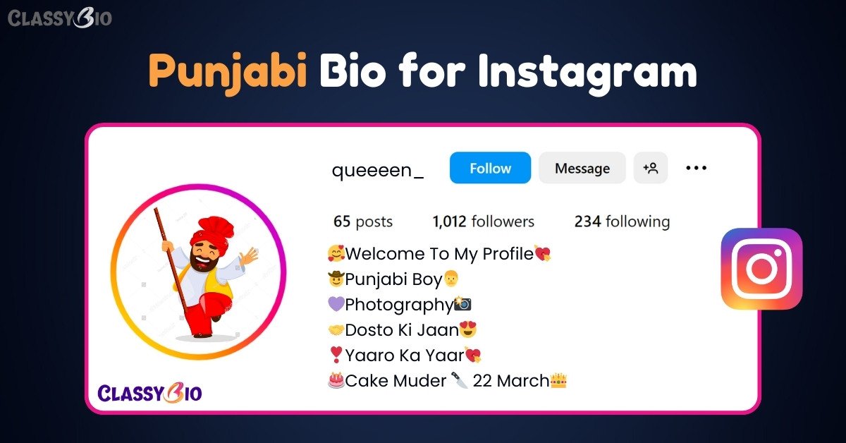 Instagram Bio for Punjabi
