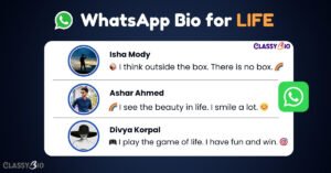 WhatsApp Bio for Life