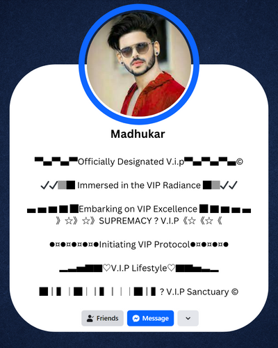 Facebook VIP Bio Text Copy