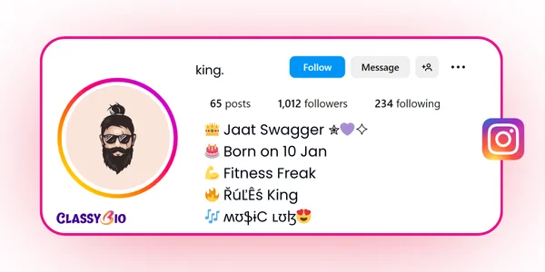 Instagram Bio for Choudhary Boy