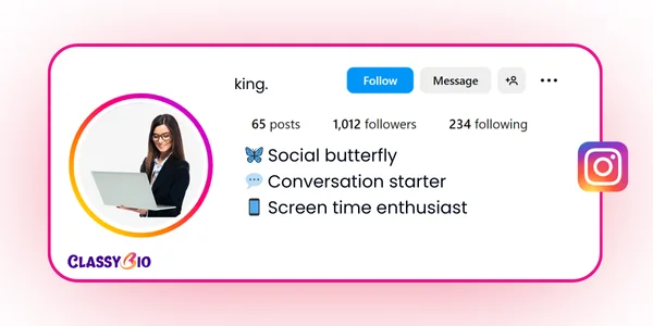 digital marketing bio for instagram stylish