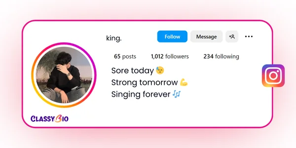 Instagram Bio for Boys Music Lover