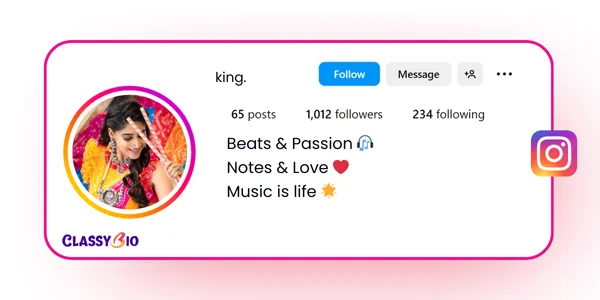 music lover bio for instagram for girl