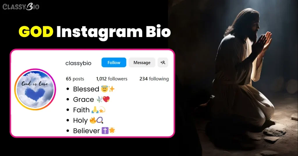 God Bio for Instagram