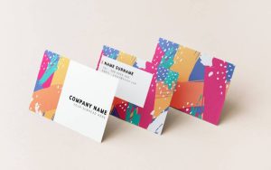 When designing business cards, avoid clutter, overly small text, and poor-quality images.