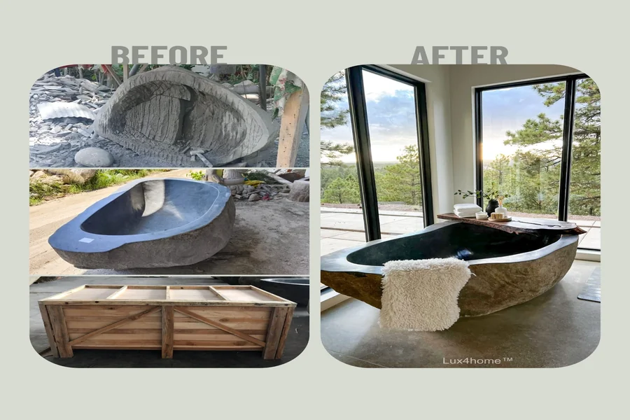 buying a stone bathtub